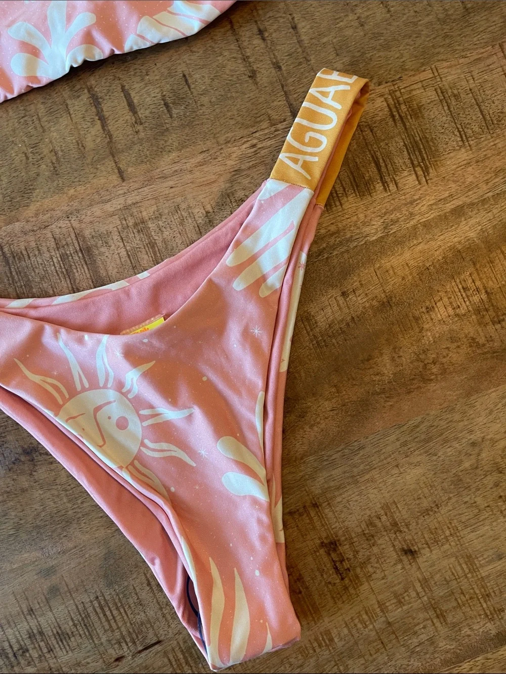 Agua Bendita Maniera Bikini Set Avy Bottoms Lina Top Medium Celestial